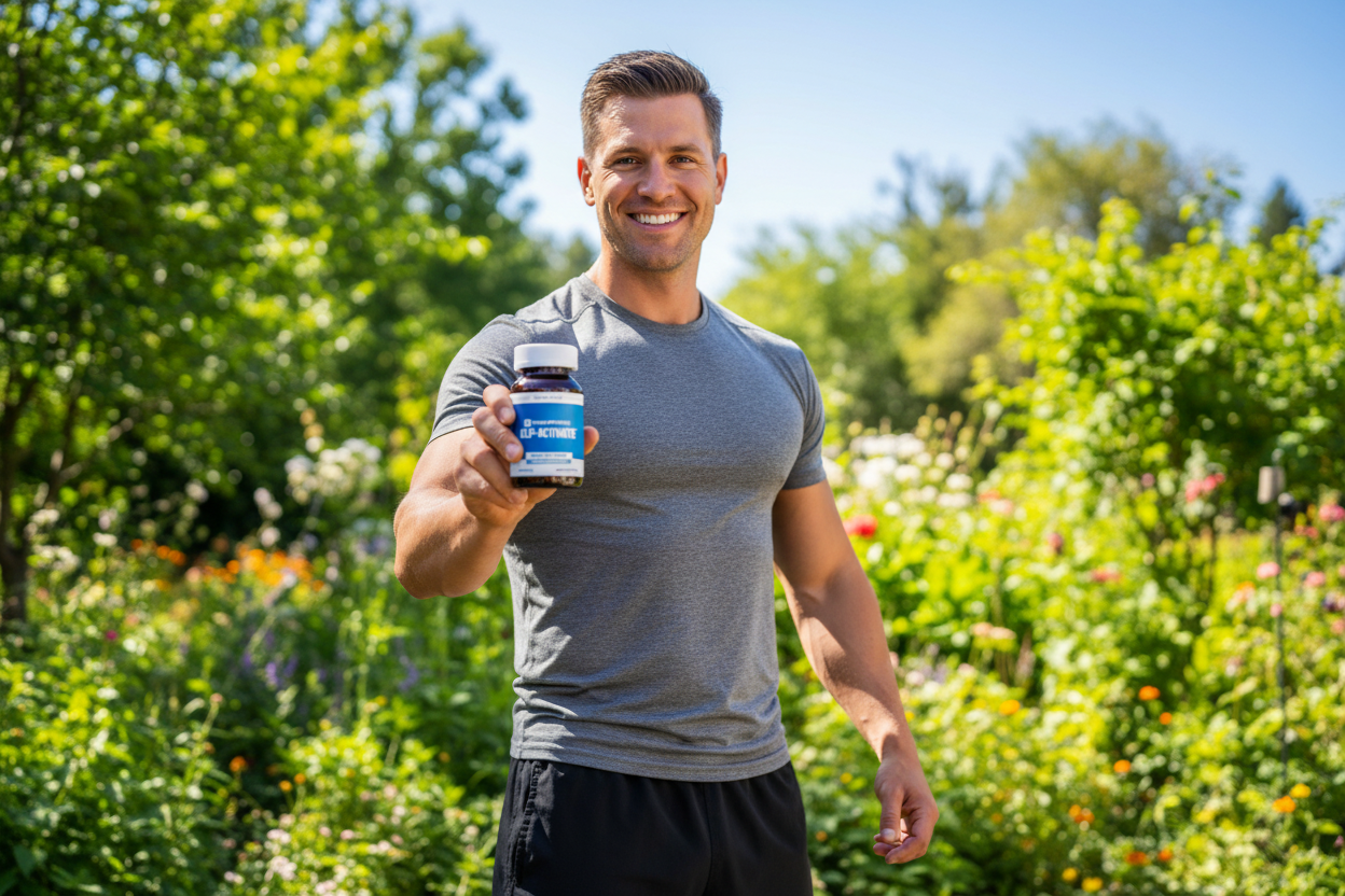 Hombre fit con GLP-Activate